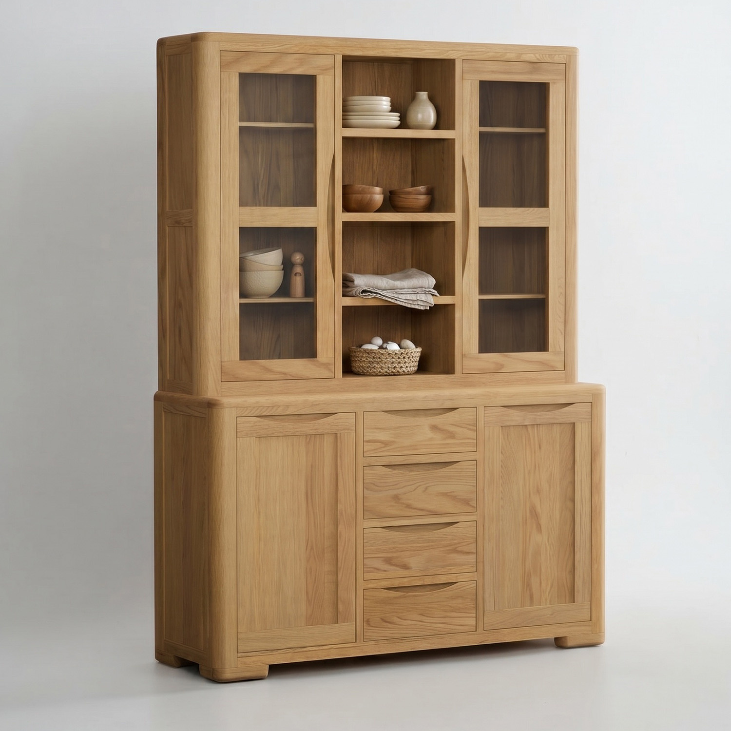 Harper Solid Oak Large Dresser