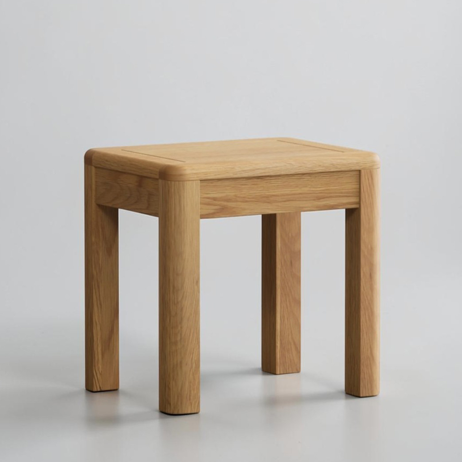 Harper Solid Oak Dressing Table Stool
