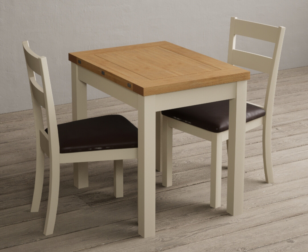York 150cm Solid Oak Dining Table with 4 Light Grey York Chairs and 2 Oak Benches