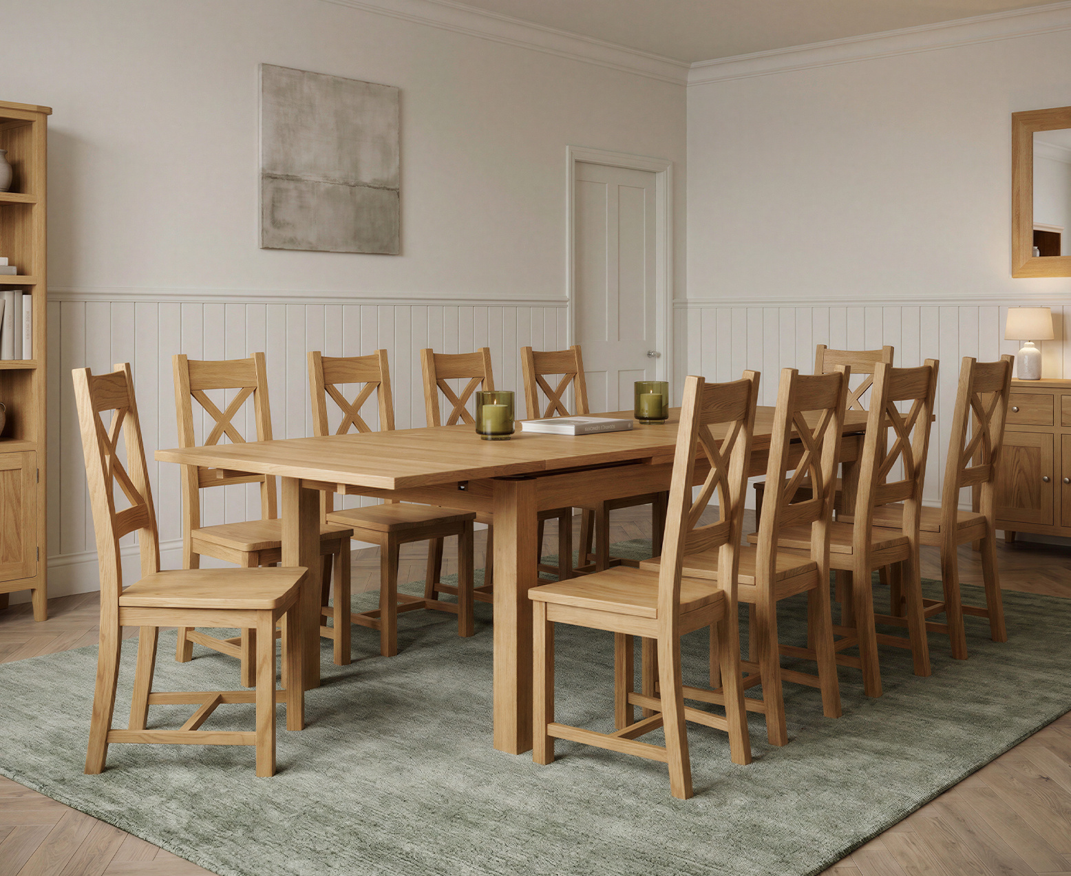 Colby 200cm Oval White Marble Dining Table with 6 Grey Lorenzo Chairs