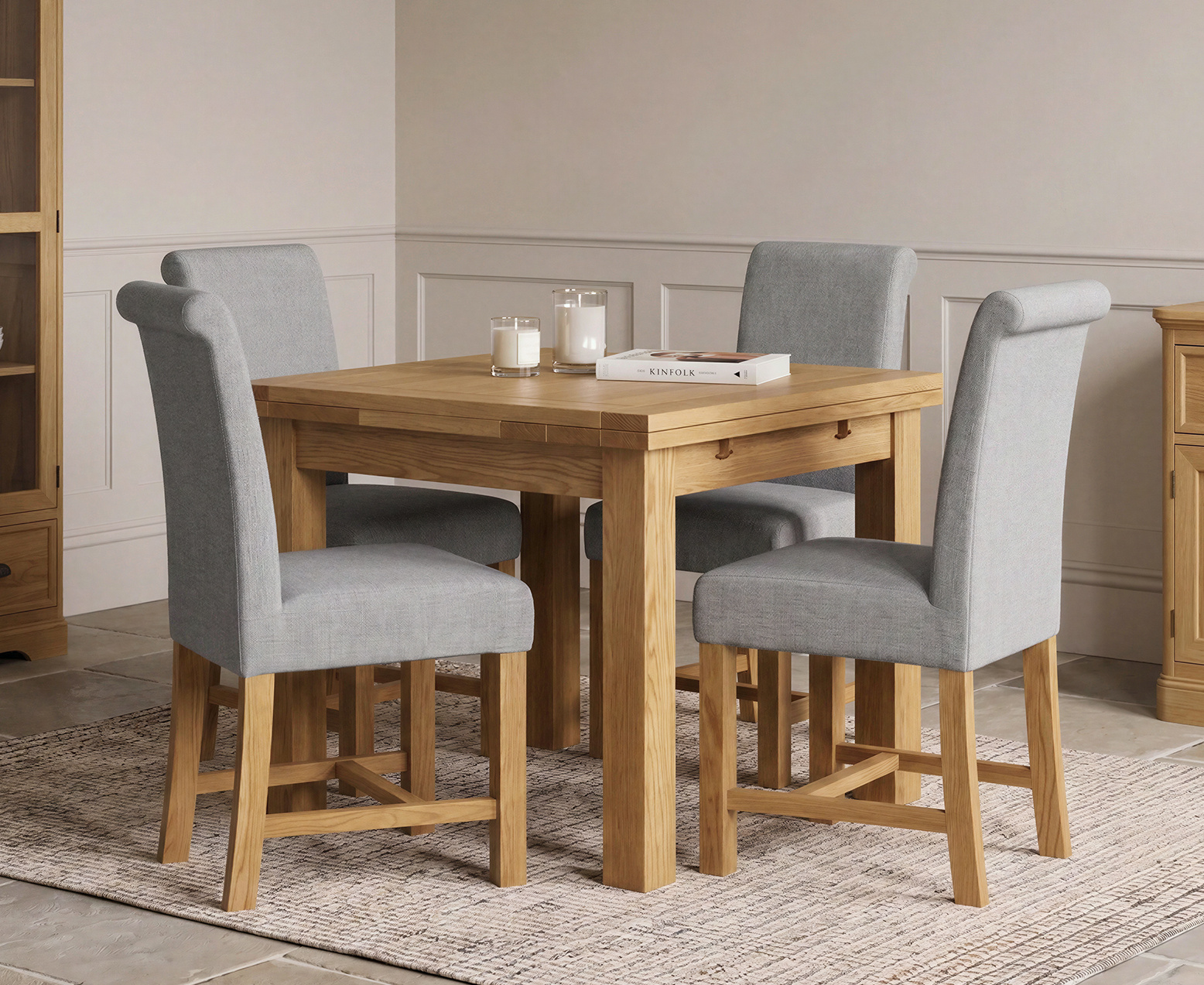 Antonio 220cm White Marble Dining Table