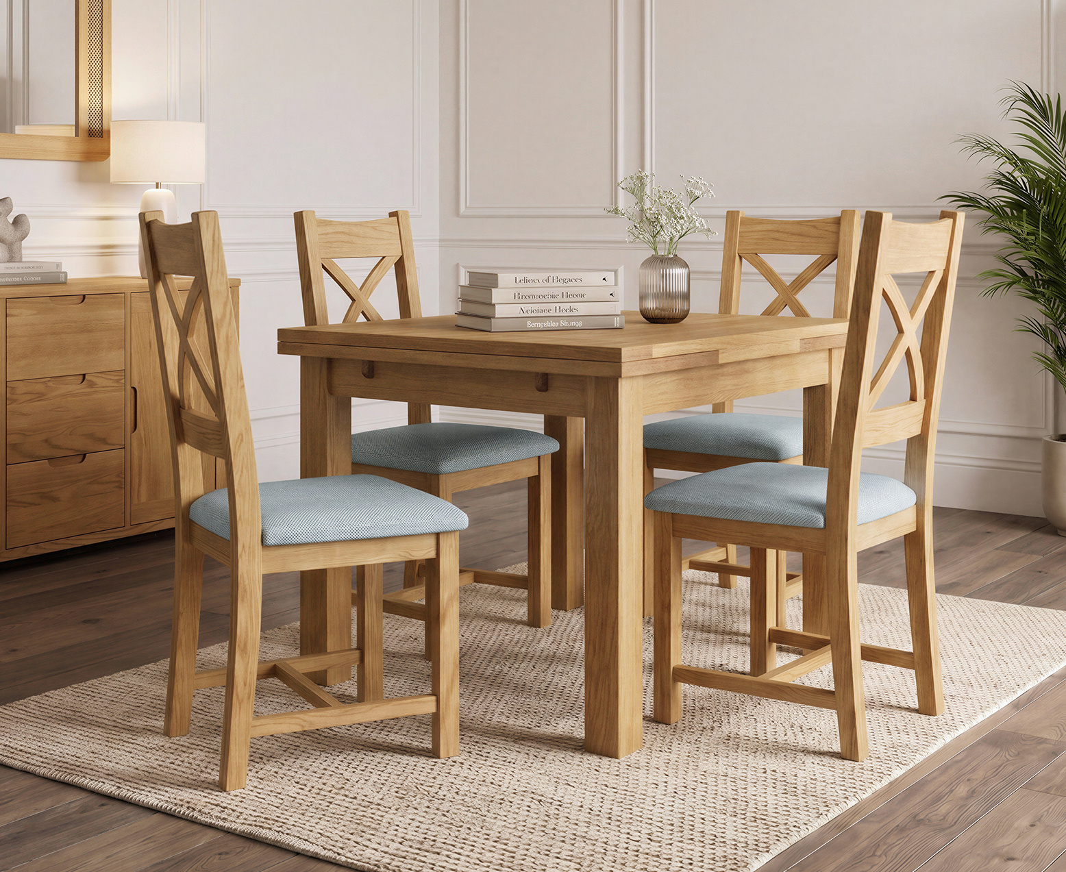Colby 200cm Oval White Marble Dining Table with 6 Grey Lorenzo Chairs