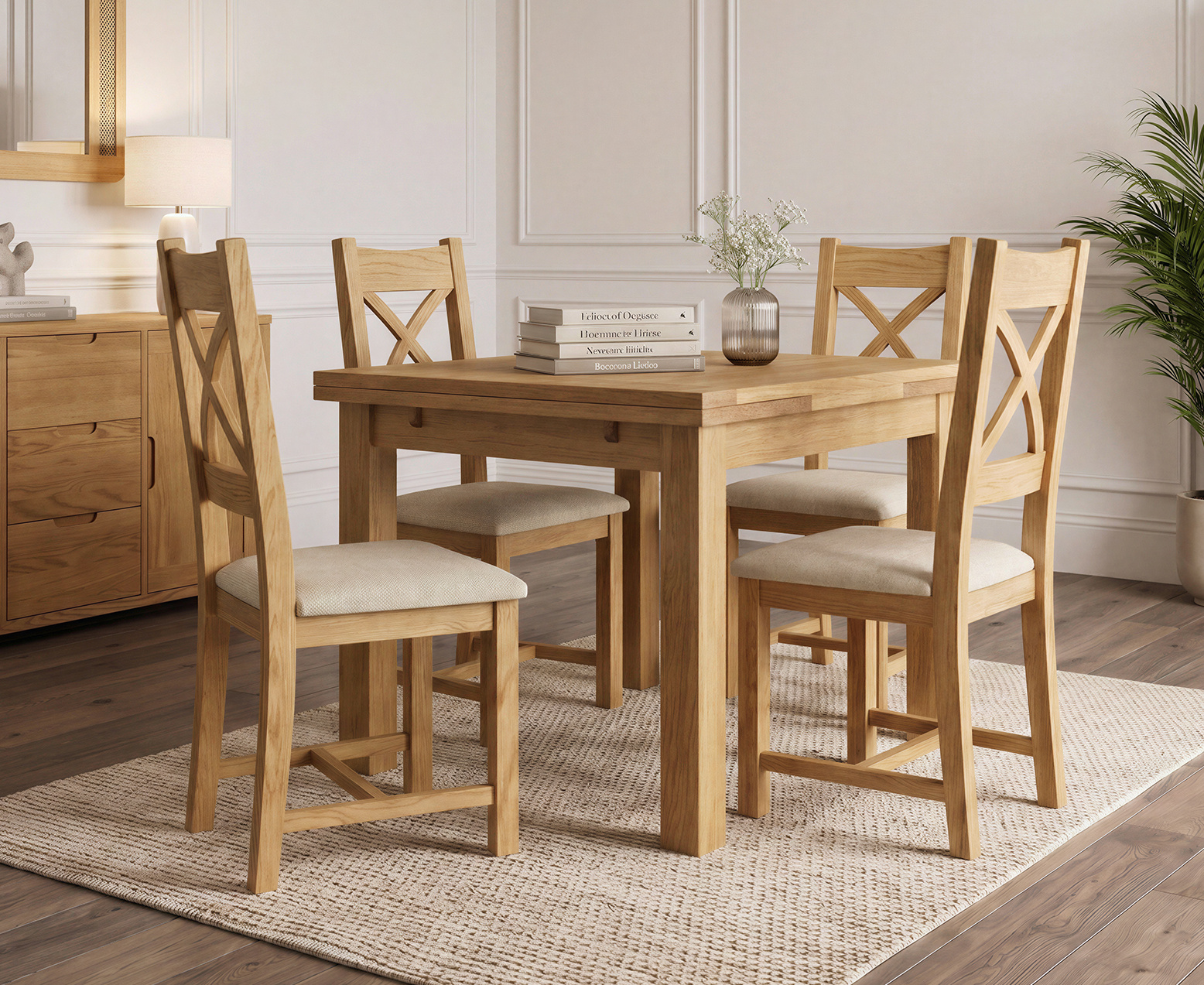 Antonio 220cm White Marble Dining Table