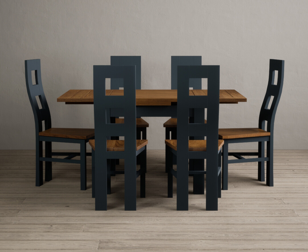 York 150cm Solid Oak Dining Table with 4 Light Grey York Chairs and 2 Oak Benches