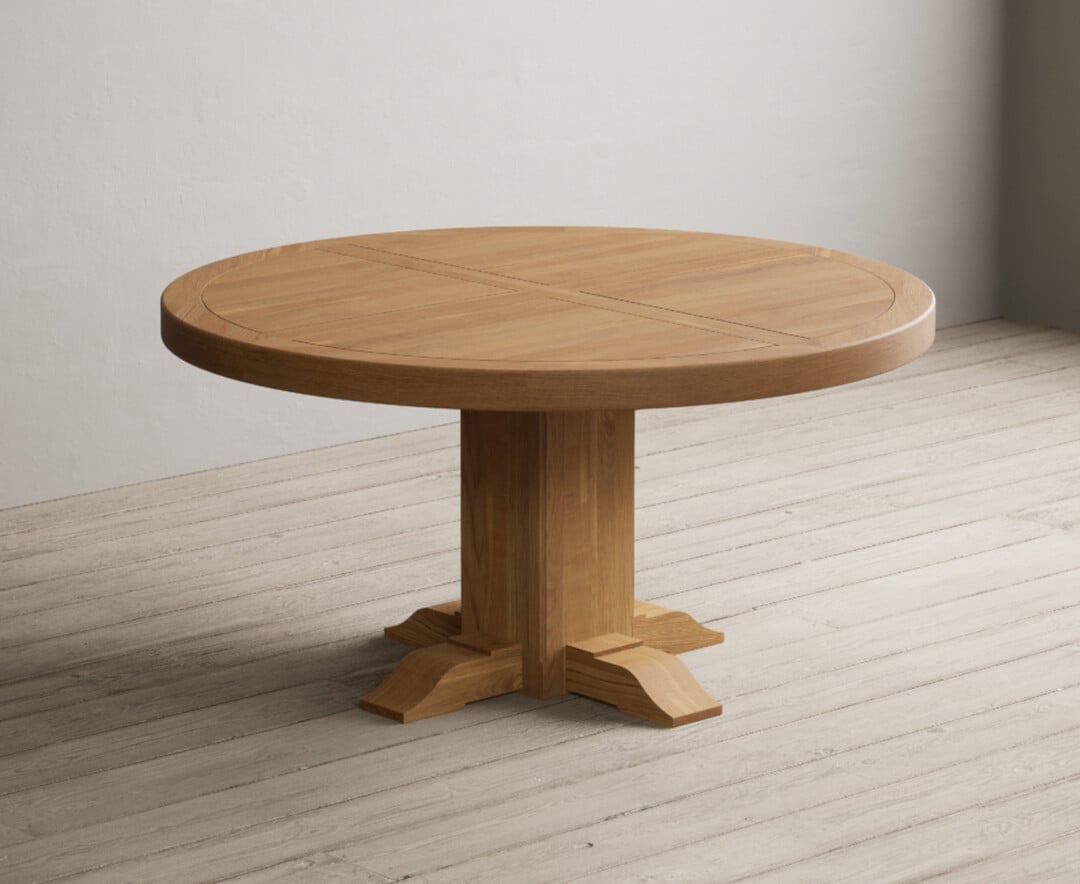 Helmsley 150cm Round Oak Dining Table