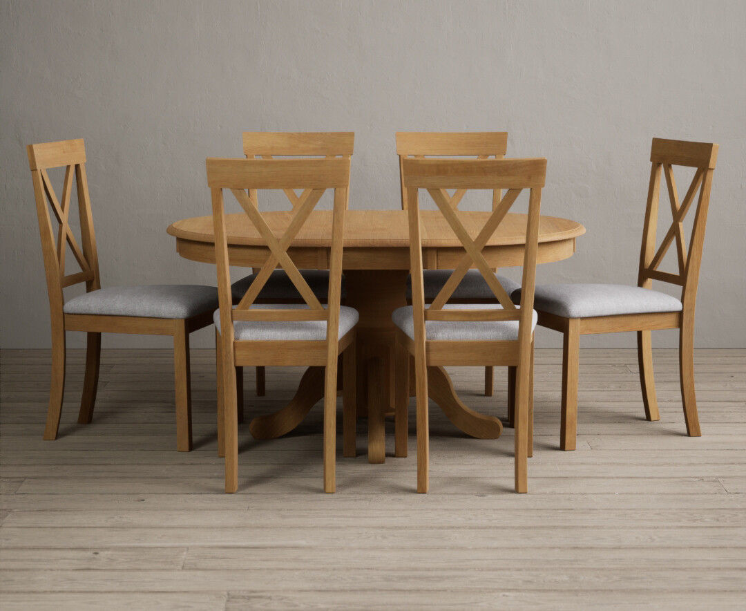 Colby 200cm Oval White Marble Dining Table with 6 Grey Sienna Chairs