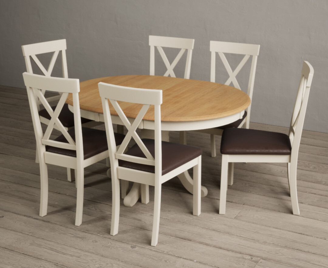 Colby 200cm Oval White Marble Dining Table with 6 Grey Sienna Chairs