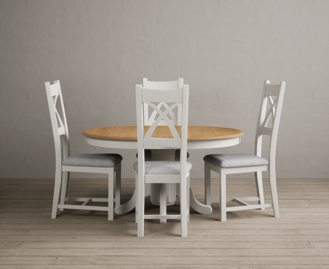 Colby 200cm Oval White Marble Dining Table with 6 Grey Lorenzo Chairs