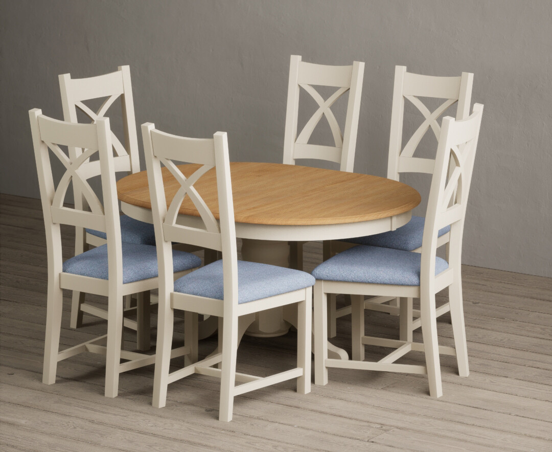 Colby 200cm Oval White Marble Dining Table with 6 Grey Sienna Chairs