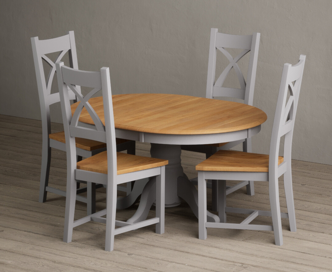 Colby 200cm Oval White Marble Dining Table with 6 Grey Sienna Chairs