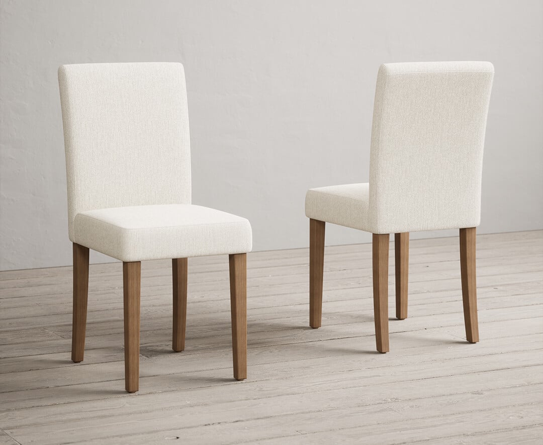 York 120cm Solid Oak Dining Table with 6 Charcoal Lila Chairs