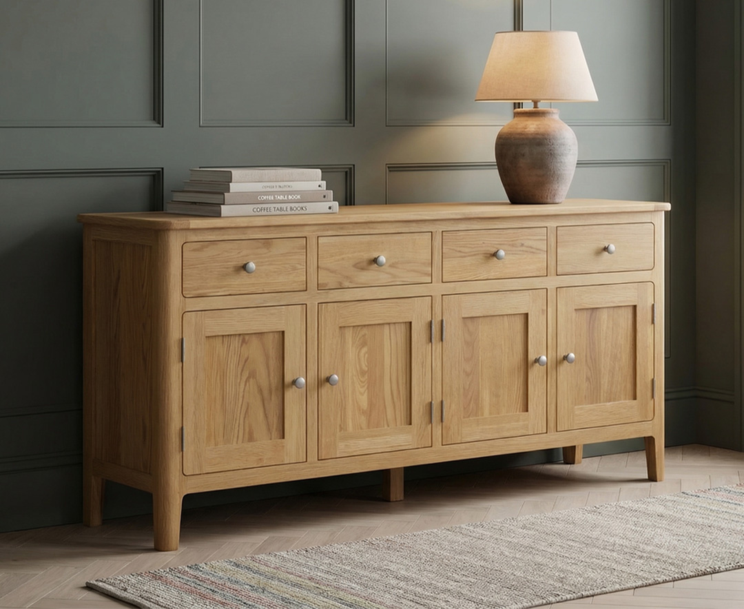 Extra Large Solid Sideboard Wide Storage