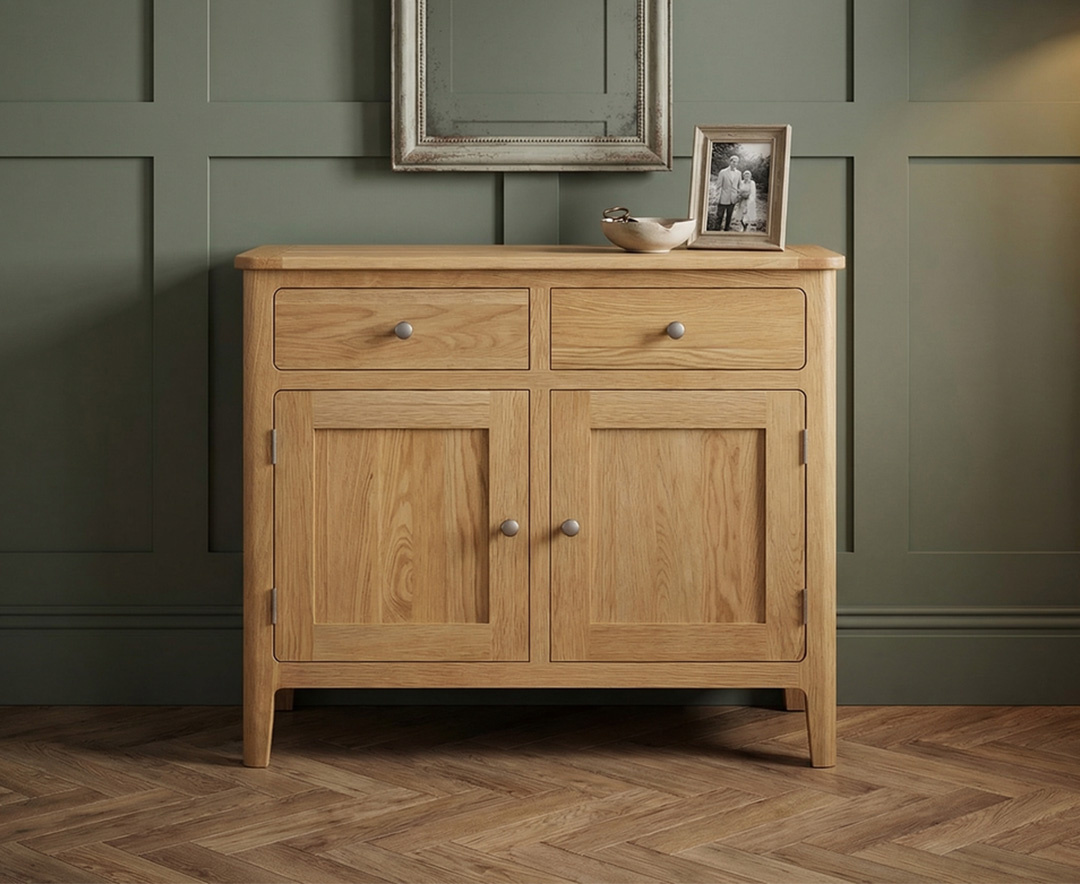 Small Solid Sideboard Compact Storage