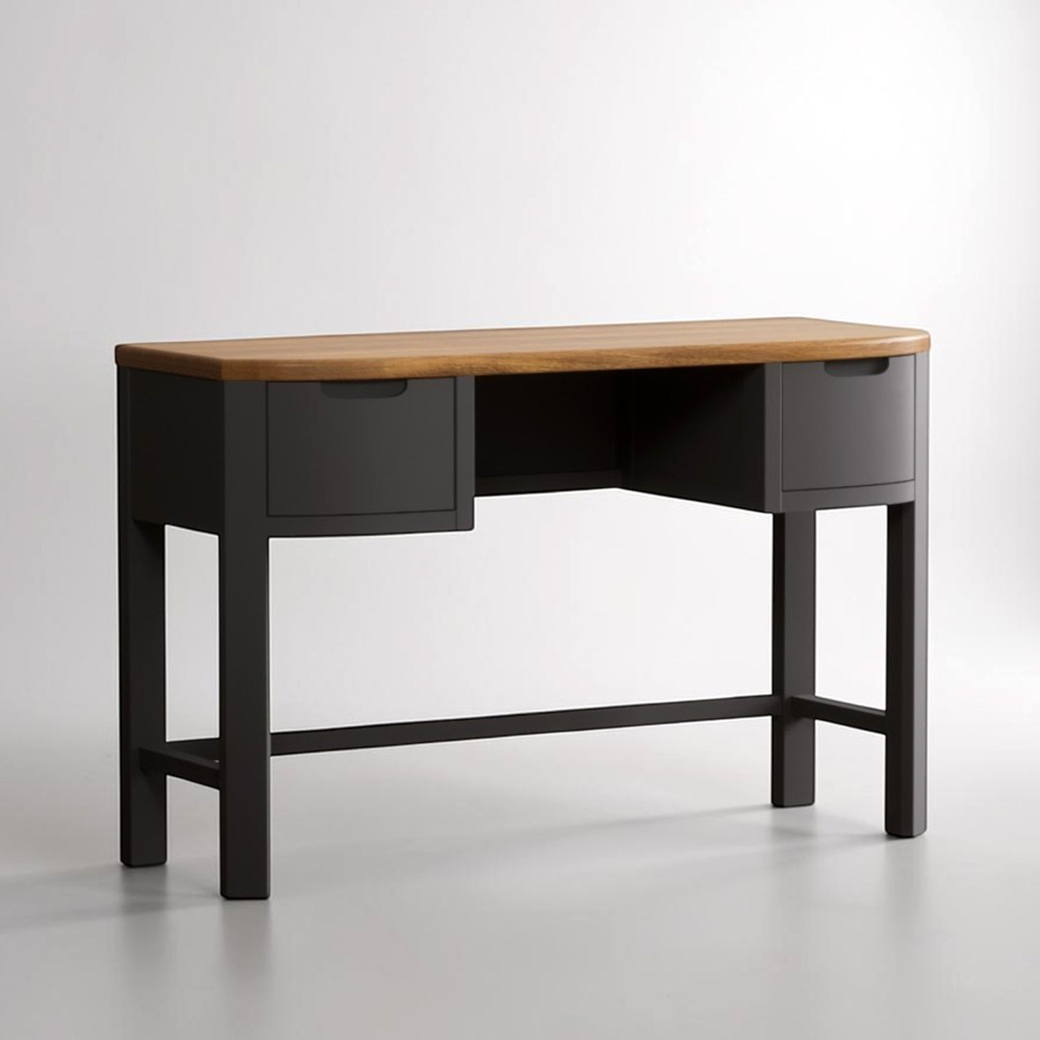 Bradwell Oak And Charcoal Painted Dressing Table