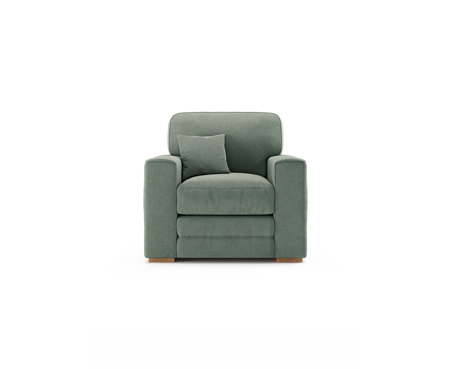 Madden Blue Fabric Armchair