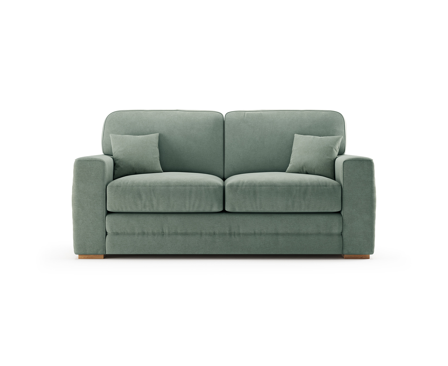 Madden Blue Fabric Two Seater Sofa