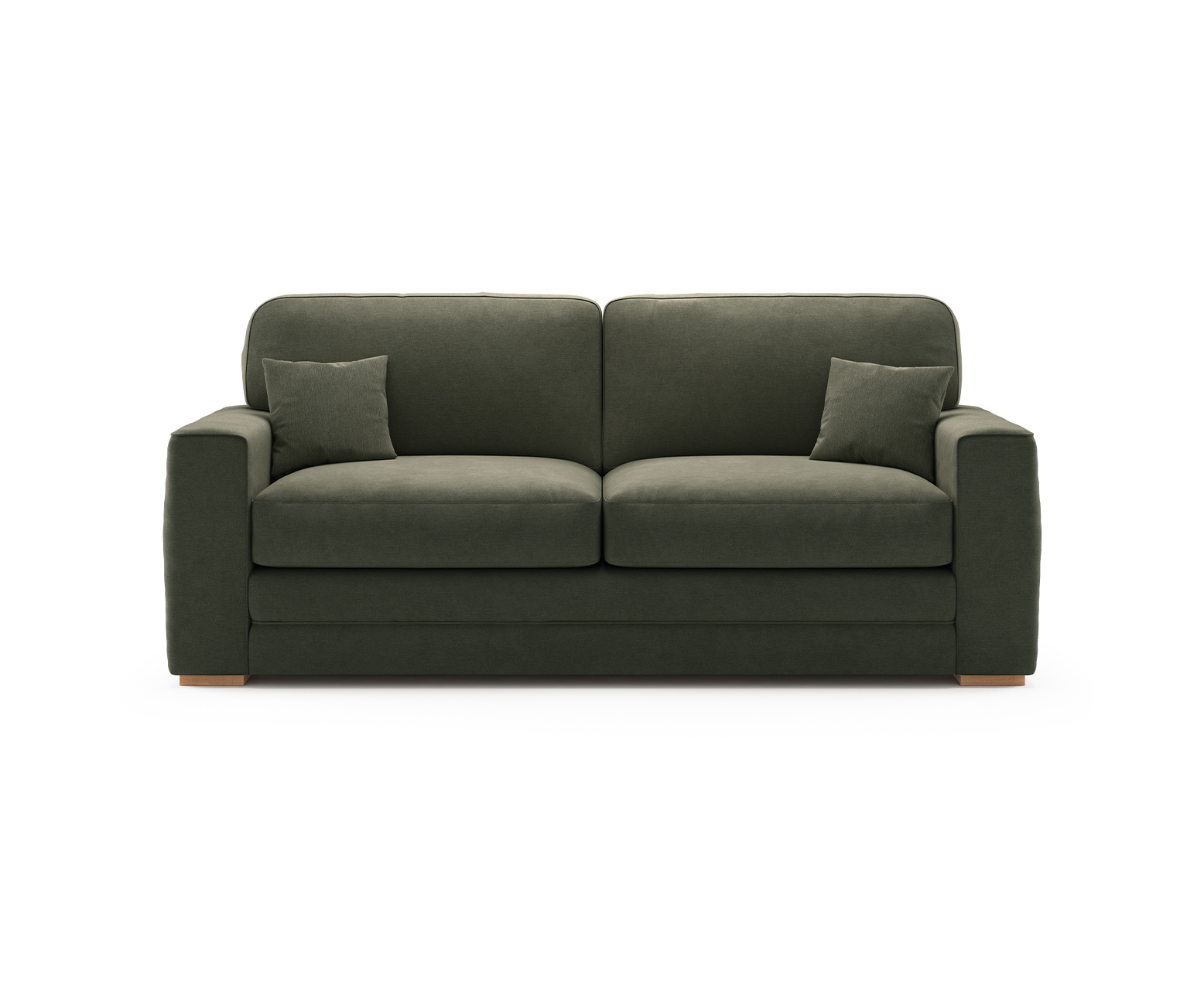 Madden Pewter Fabric Three Seater Sofa