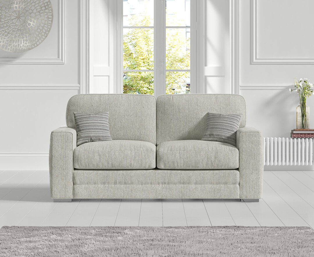 Madden Ivory Fabric Two Seater Sofa