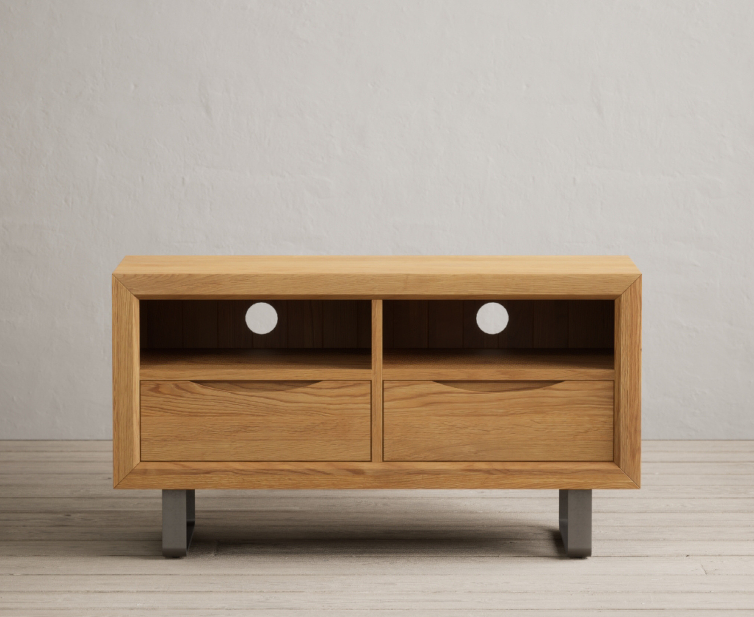 Parker Solid Oak Small Tv Cabinet