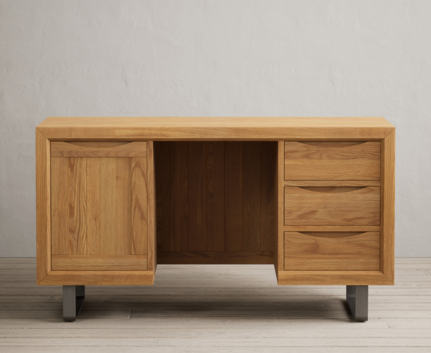 Parker Solid Oak Computer Desk