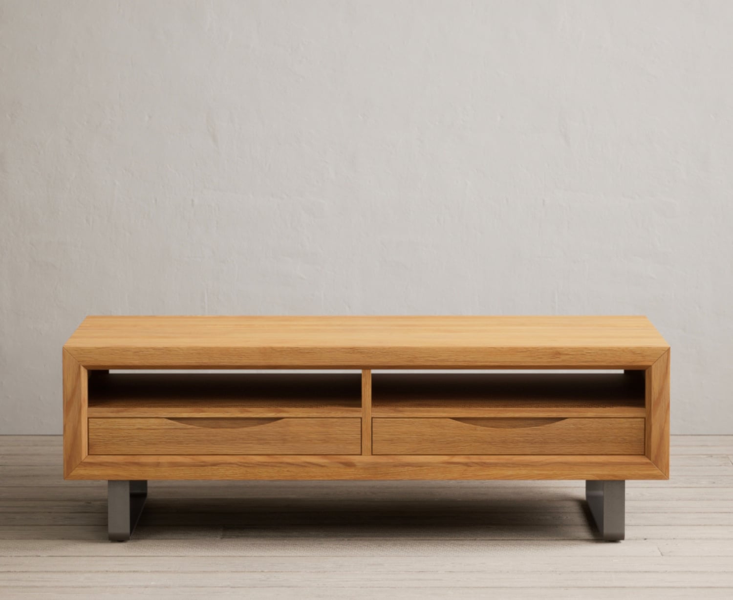 Parker Solid Oak 4 Drawer Coffee Table