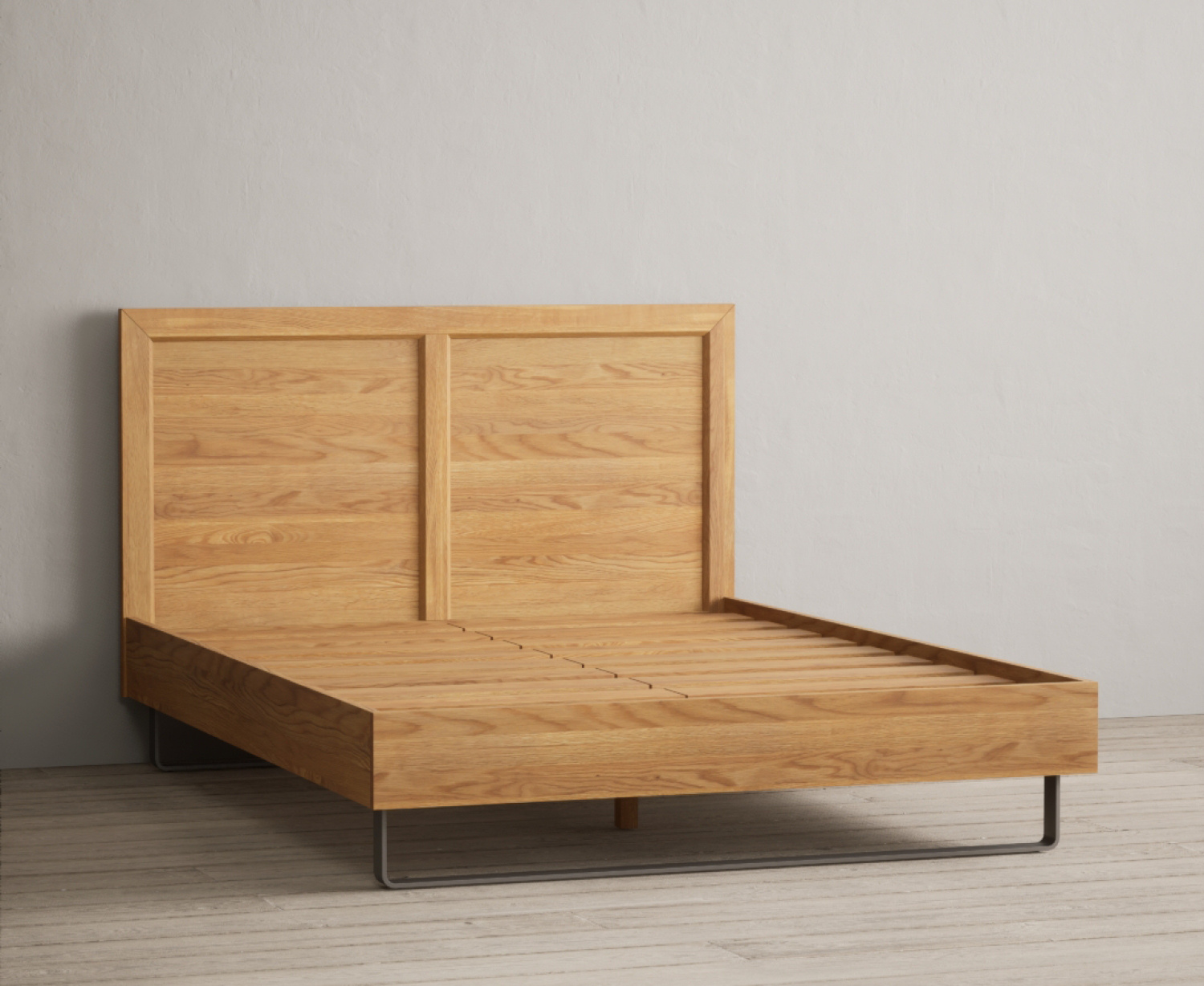 Parker Solid Oak Kingsize Bed