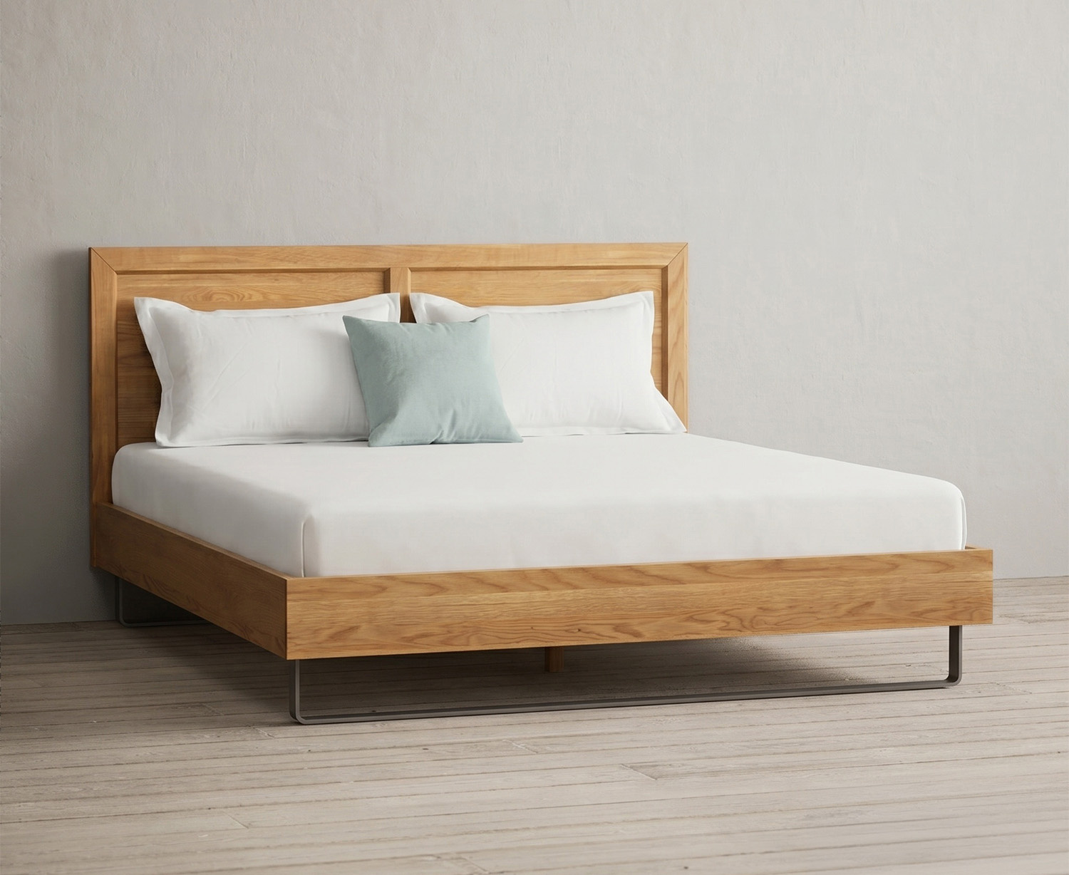 Parker Solid Oak Super King Bed