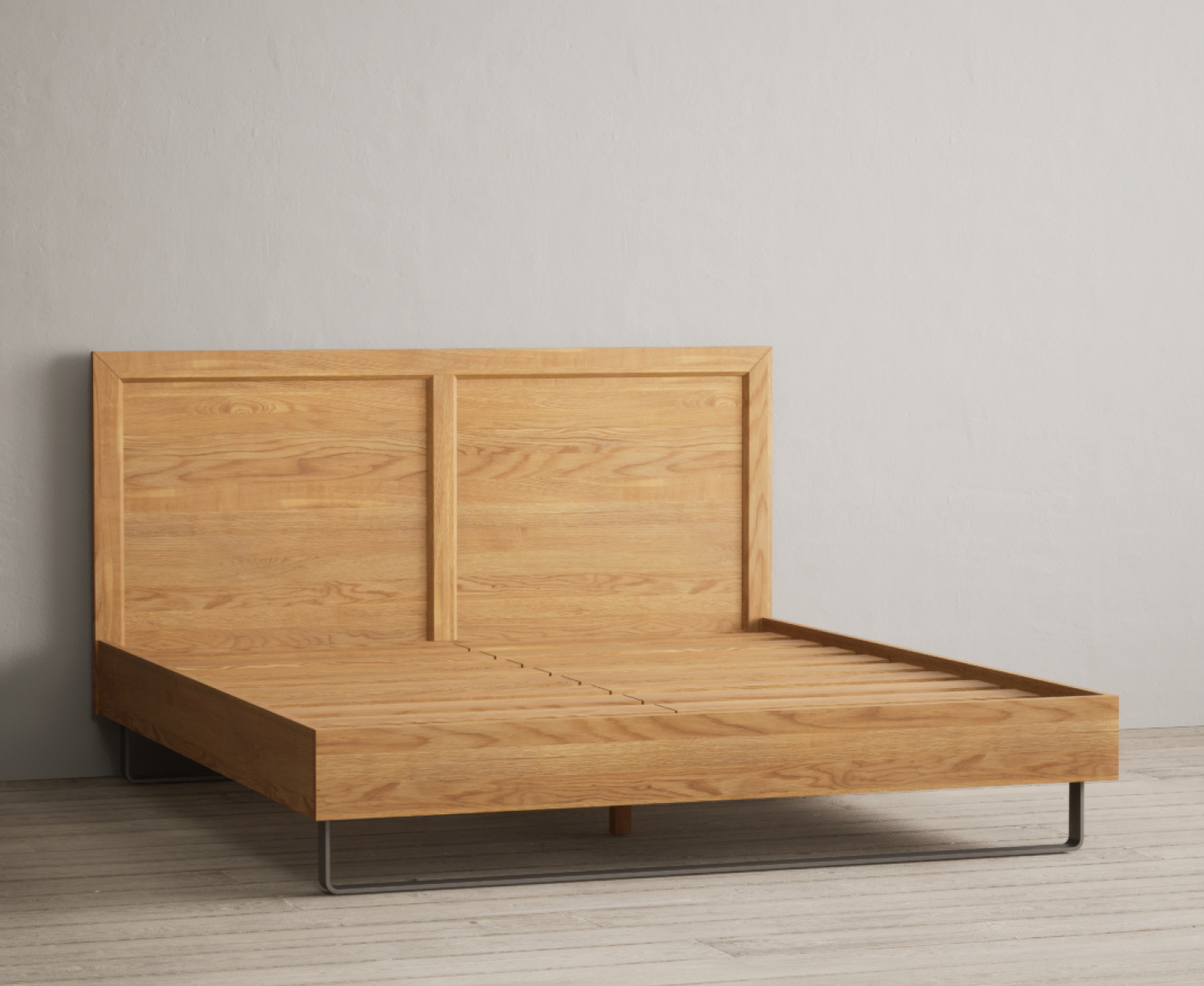 Parker Solid Oak Super King Bed