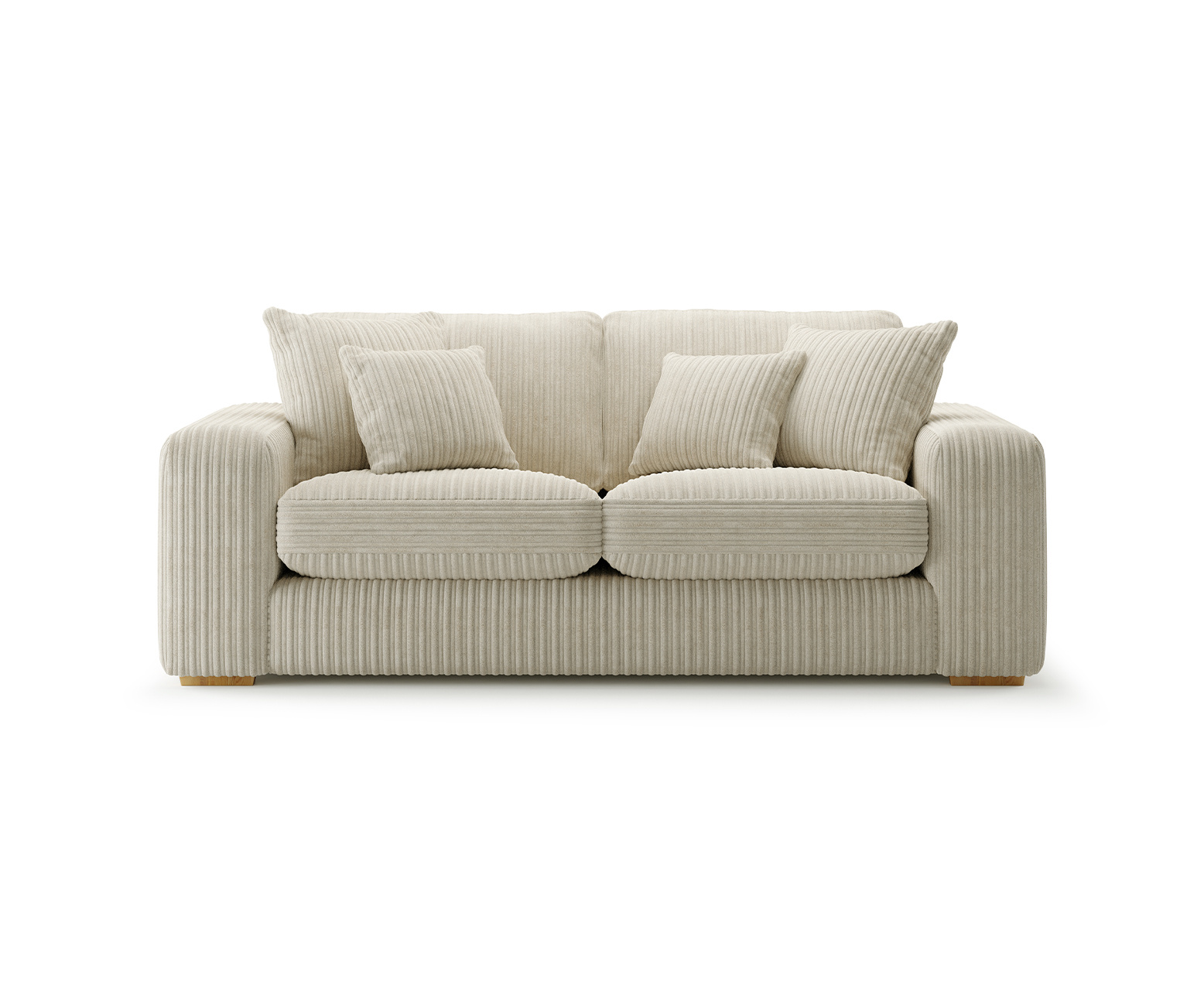Milan Stone Fabric 2 Seater Sofa