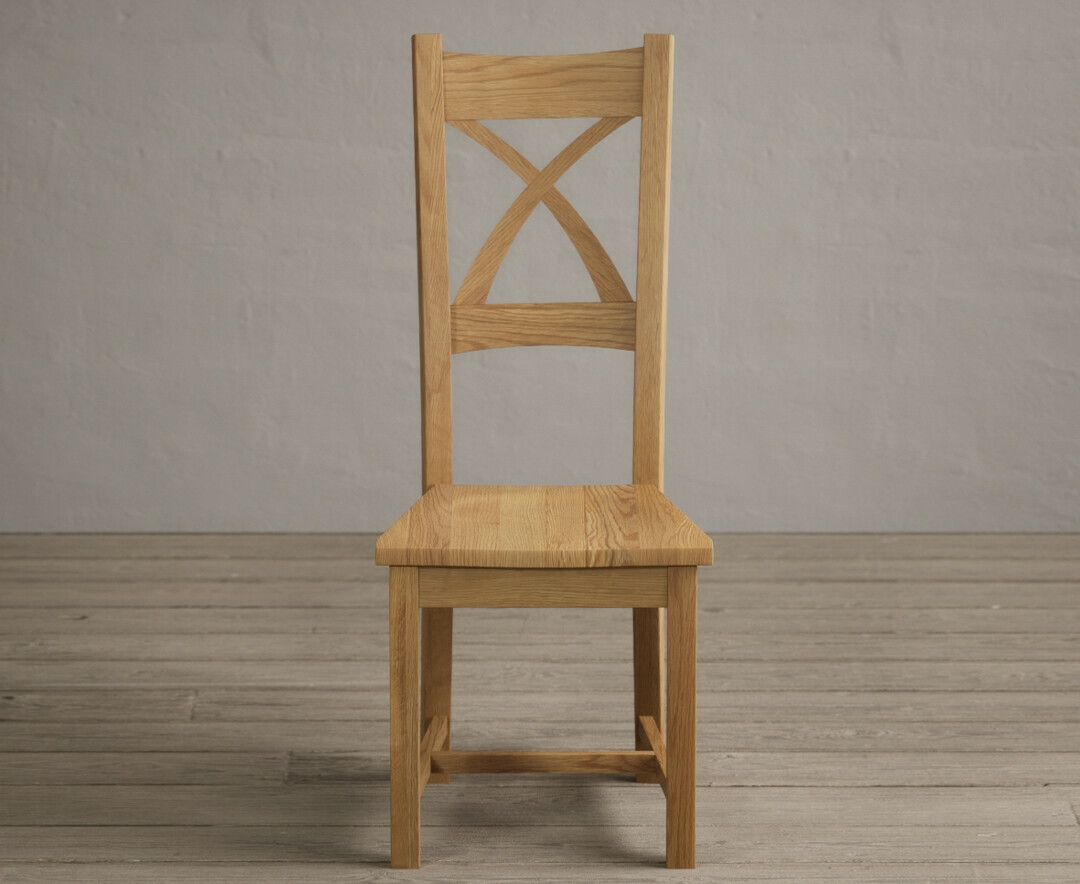 Extending York 90cm Solid Oak Dining Table with 4 Charcoal Grey Natural Solid Oak Chairs