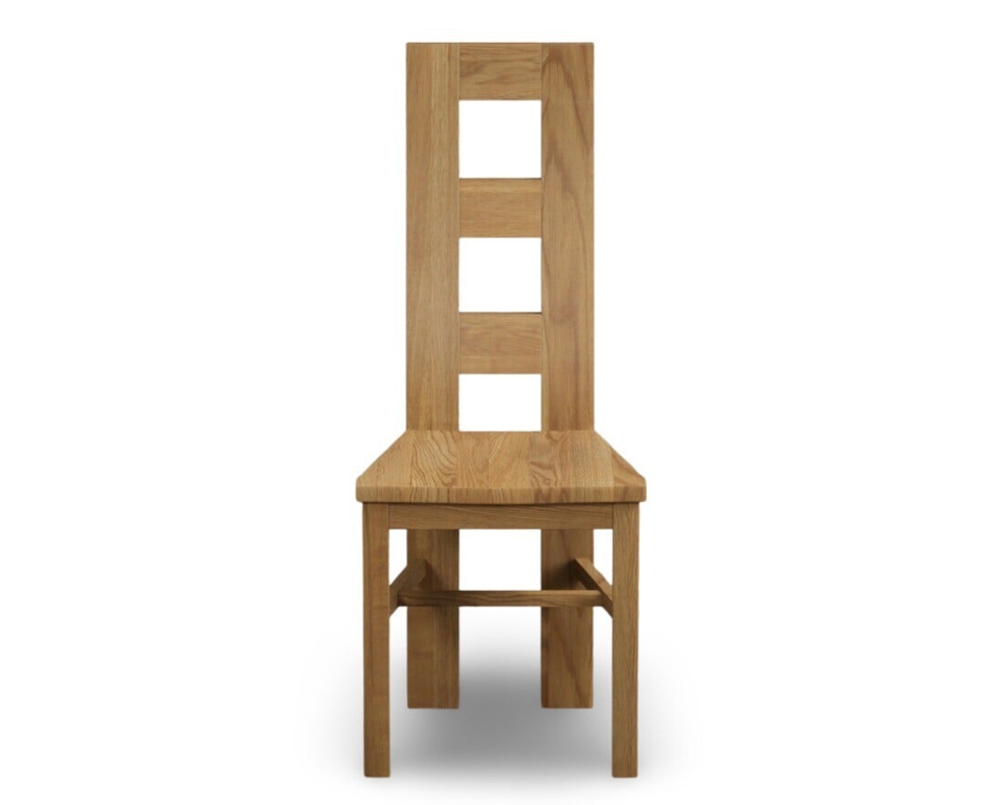 Natural Blue Set of 2 Fabric Dining Chairs