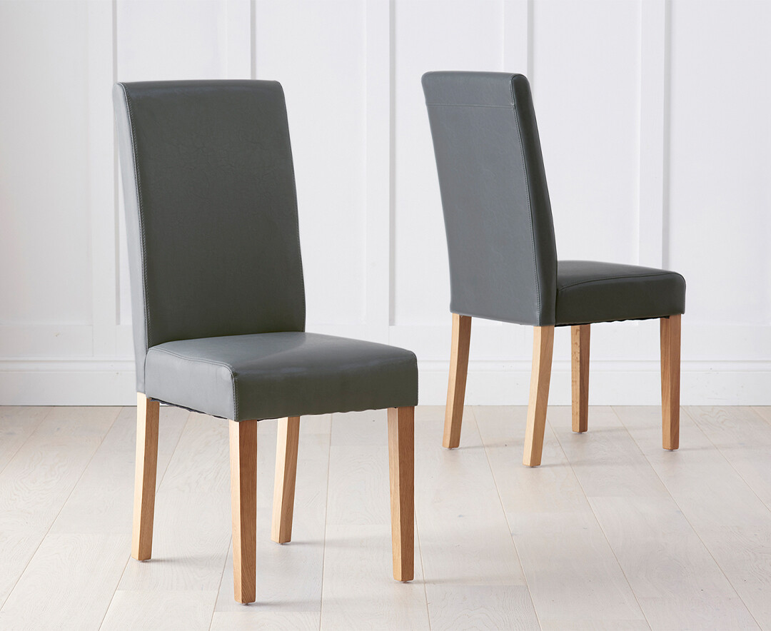 Olivia Grey Set of 2 Dining Chairs