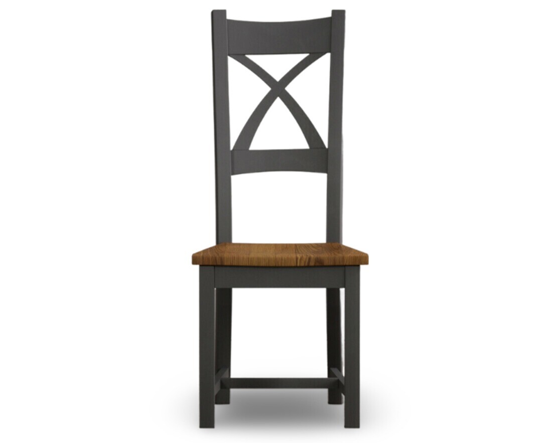 Rustic Oak Painted Chairs