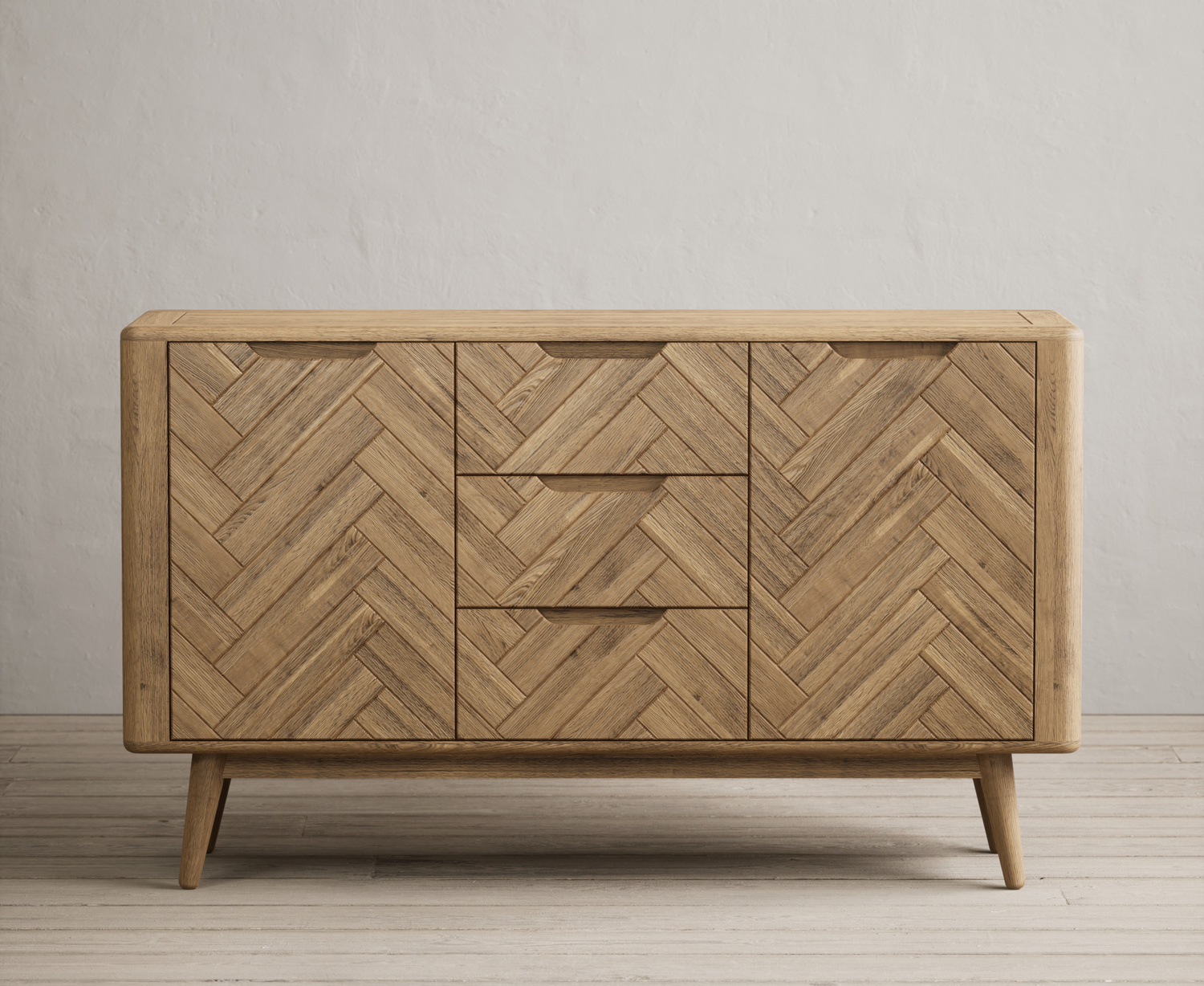 Parven Solid Oak Large Sideboard