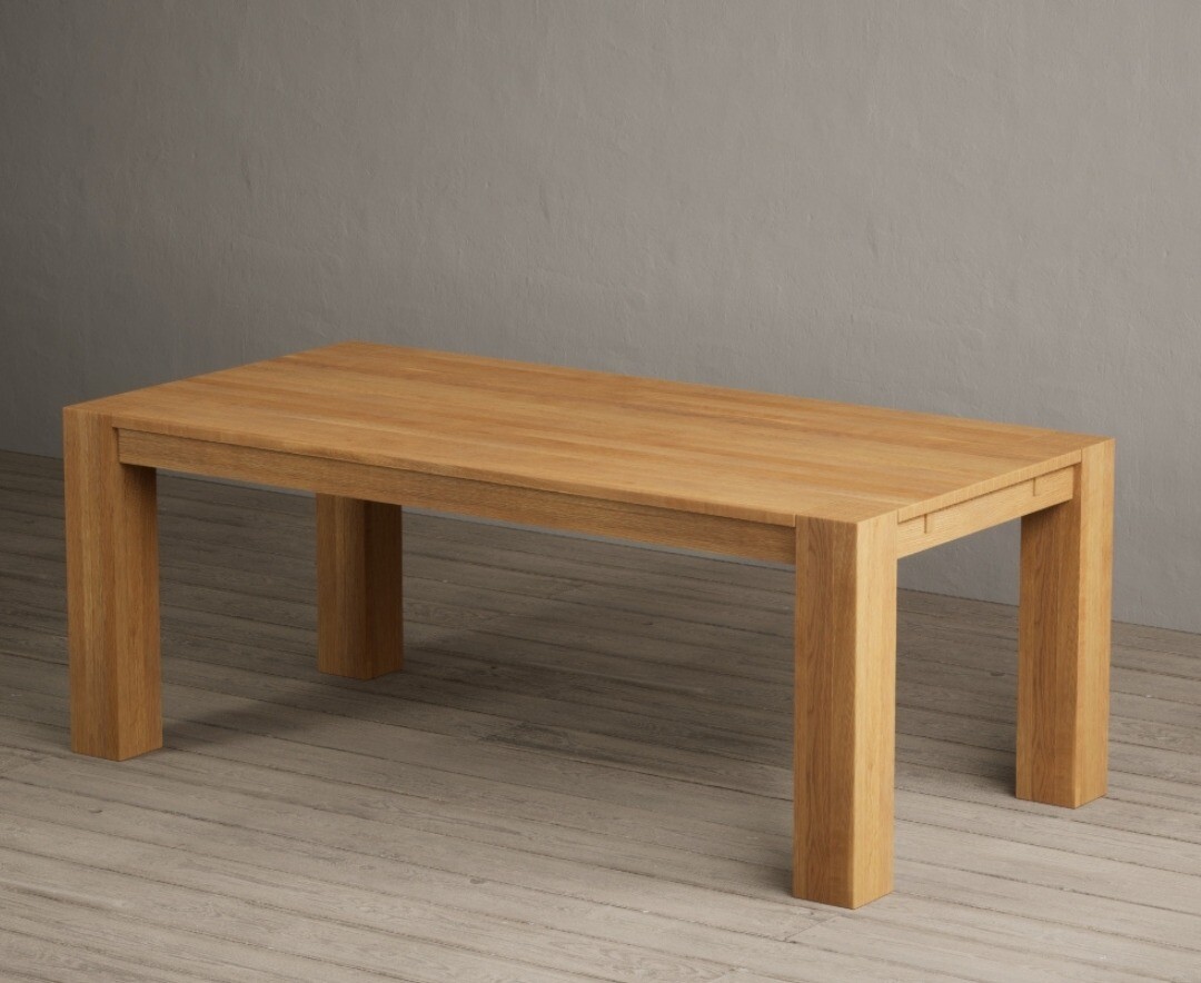 Sheringham 200cm Solid Oak Dining Table