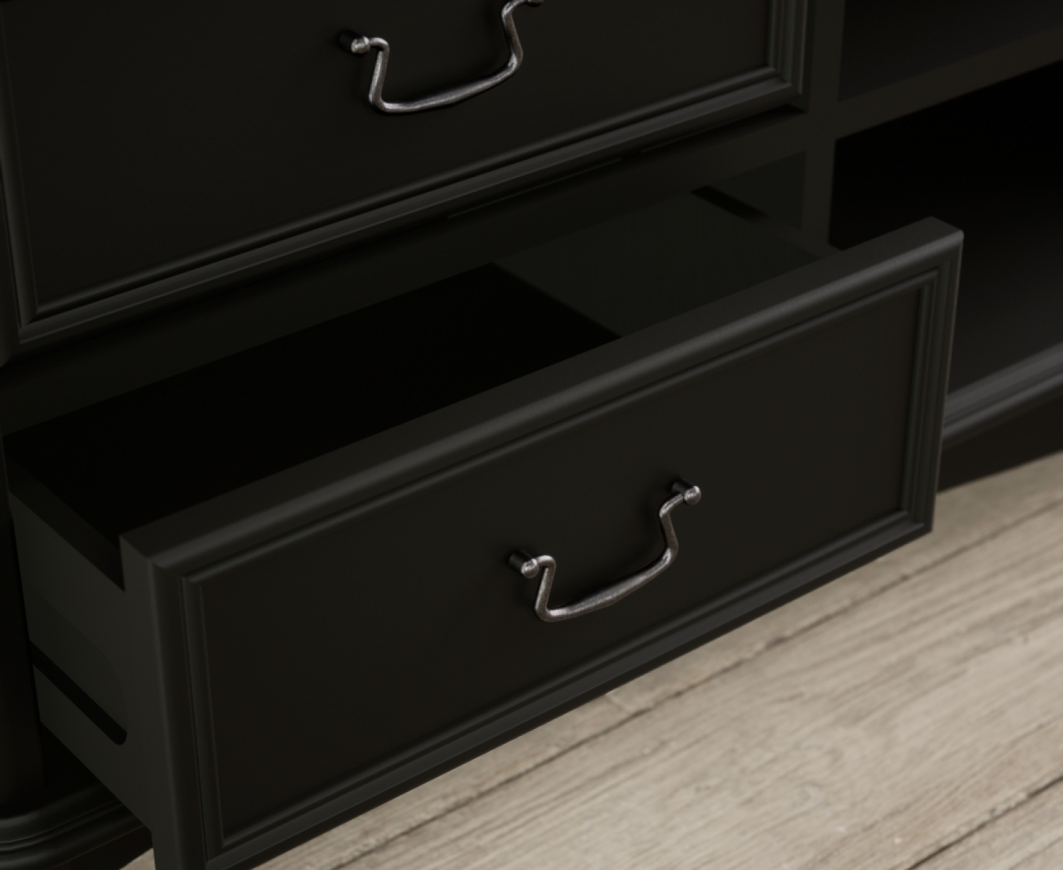 bec and bridge black velvet dress Atten 6-Drawer Wide Dresser main image 0
