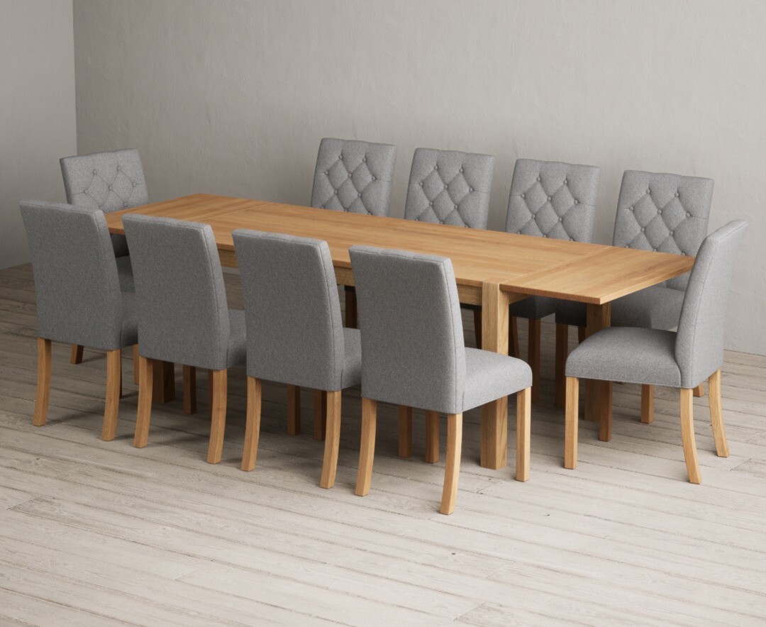 Colby 200cm Oval White Marble Dining Table with 6 Grey Sienna Chairs