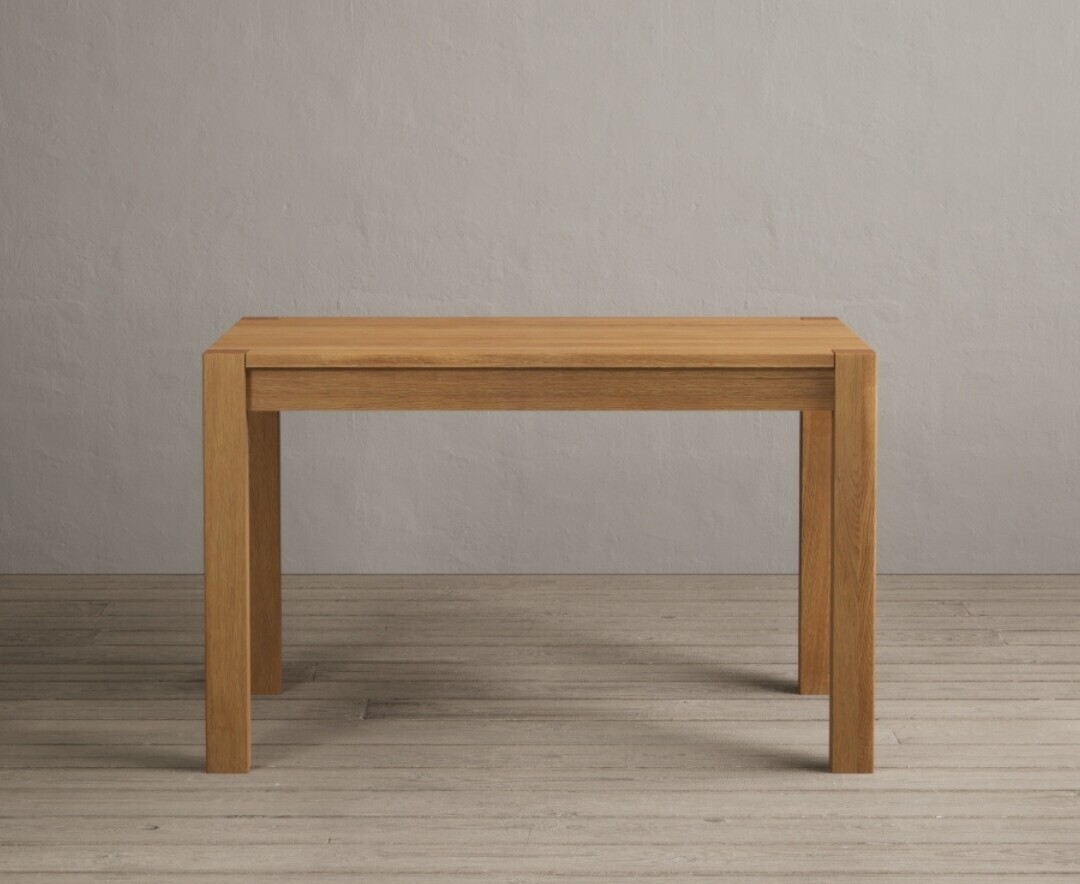 Thetford 120cm Oak Dining Table | Oak&More