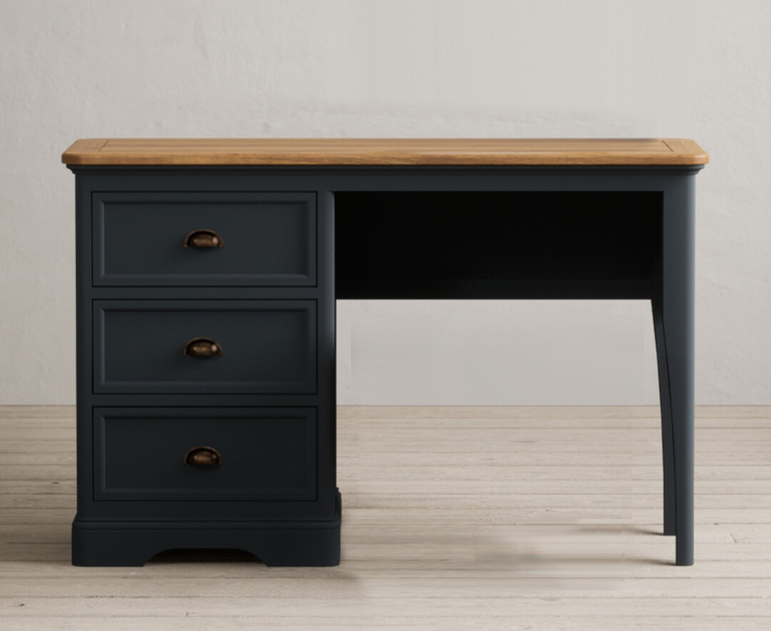 Bridstow Oak and Blue Painted Dressing Table
