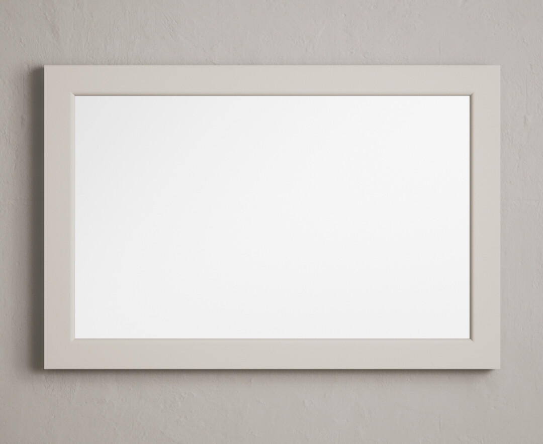 Soft White Painted 90cm wall Mirror