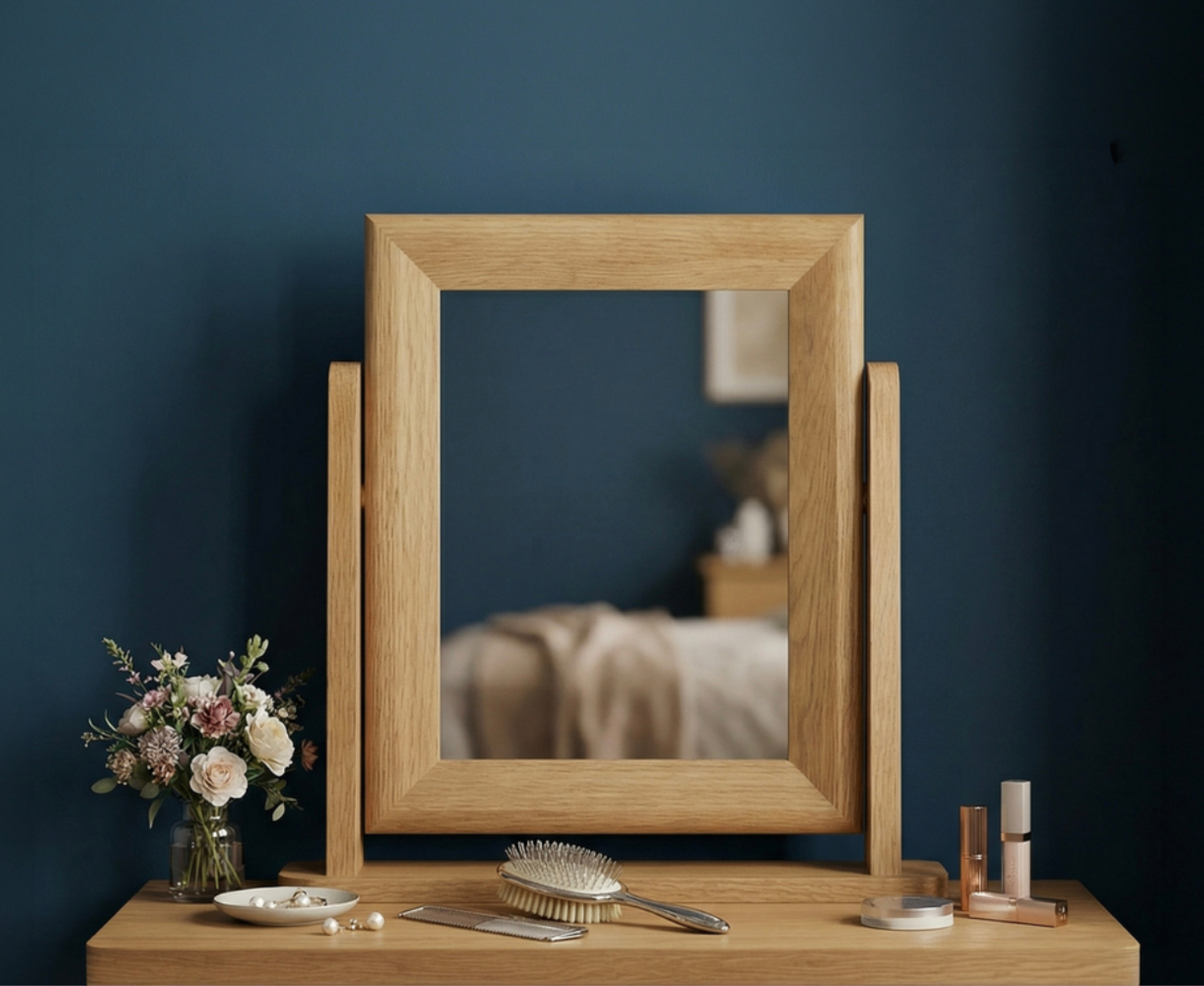 Solid Dressing Table Mirror