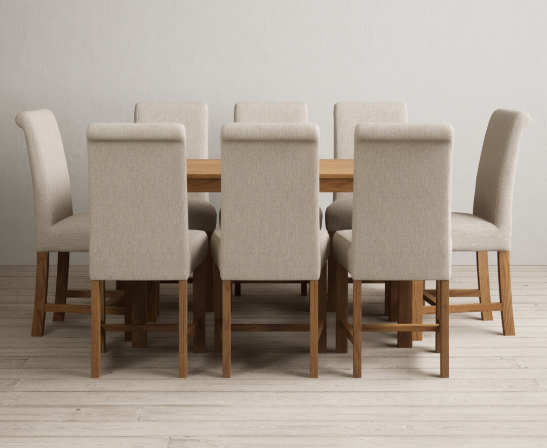 Colby 200cm Oval White Marble Dining Table with 6 Grey Lorenzo Chairs