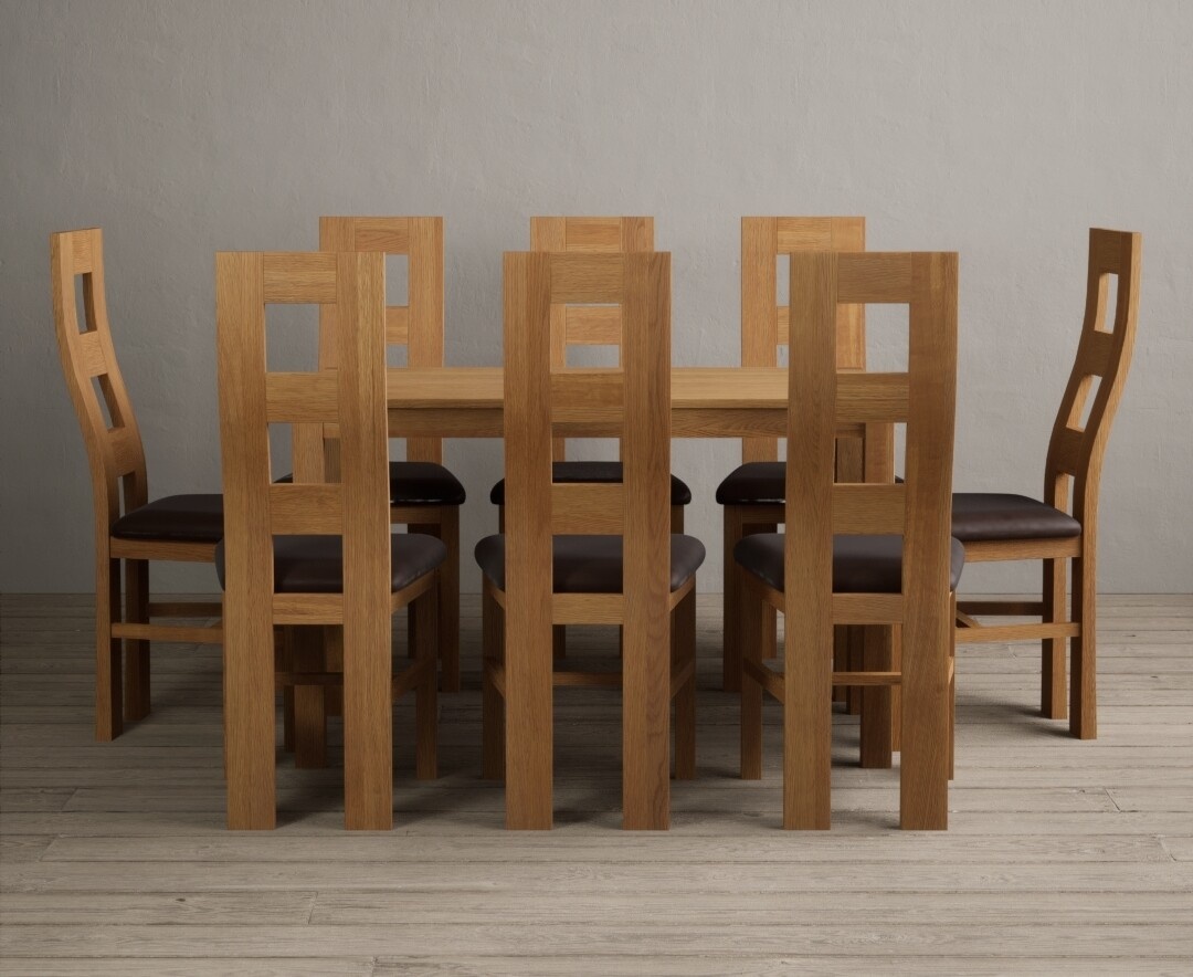 York 150cm Solid Oak Dining Table with 4 Light Grey York Chairs and 2 Oak Benches