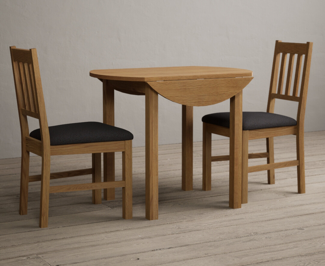 York 150cm Solid Oak Dining Table with 4 Light Grey York Chairs and 2 Oak Benches