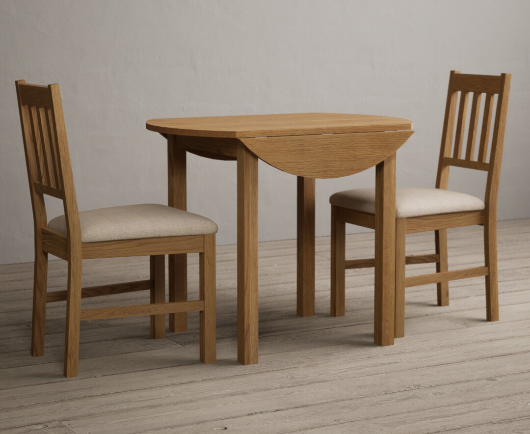 York 150cm Solid Oak Dining Table with 4 Light Grey York Chairs and 2 Oak Benches