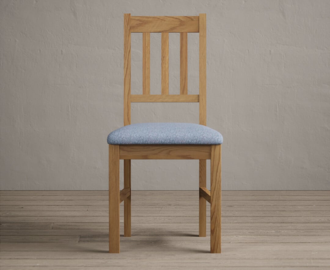 York 150cm Solid Oak Dining Table with 4 Brown York Chairs and 1 Oak Bench