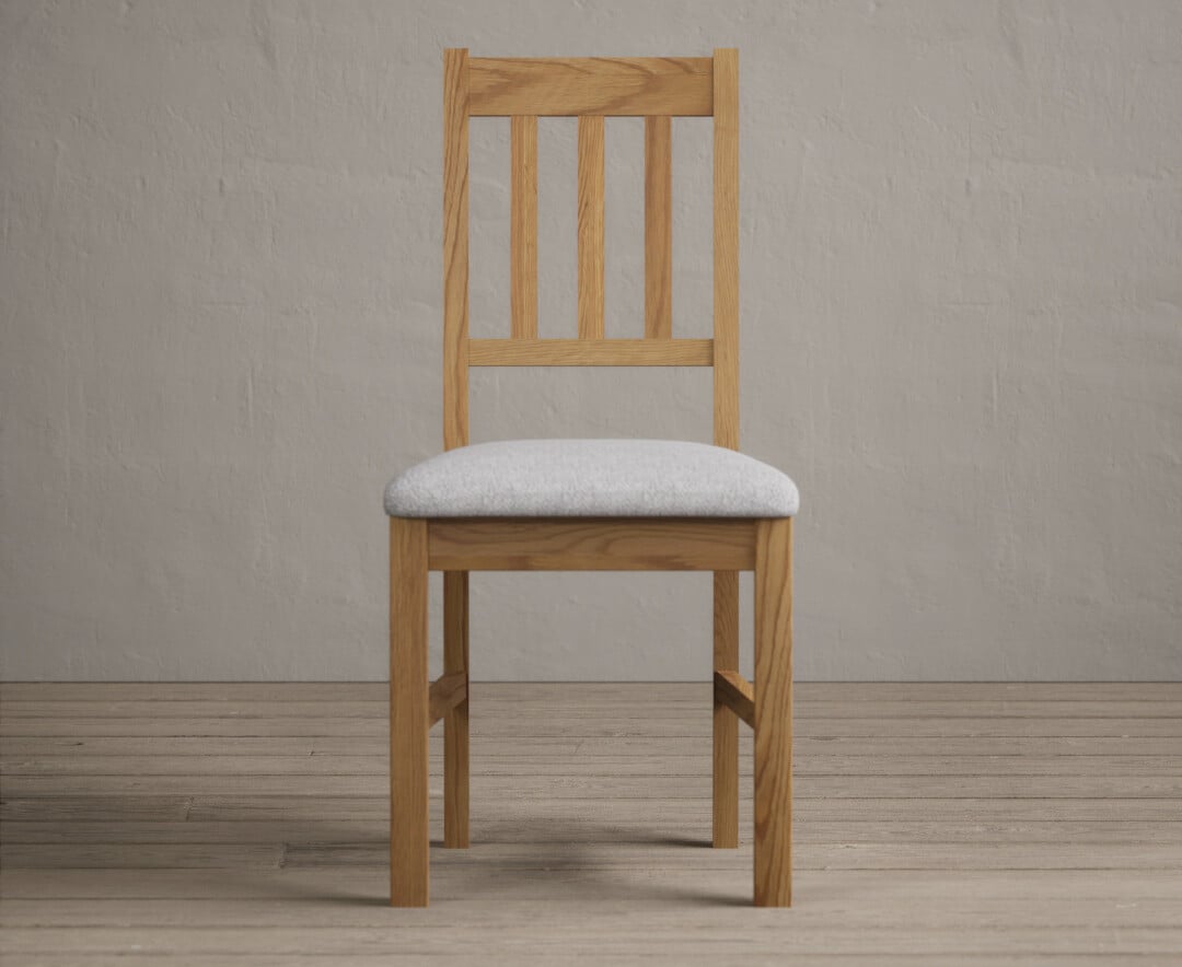 York 120cm Solid Oak Dining Table with 4 Blue York Chairs and 1 Oak Bench