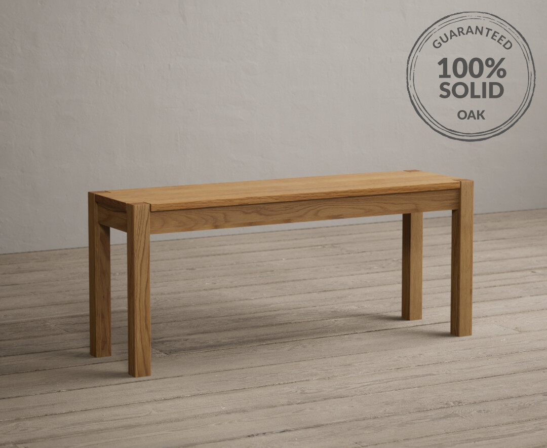 York Solid Wooden Dining Bench