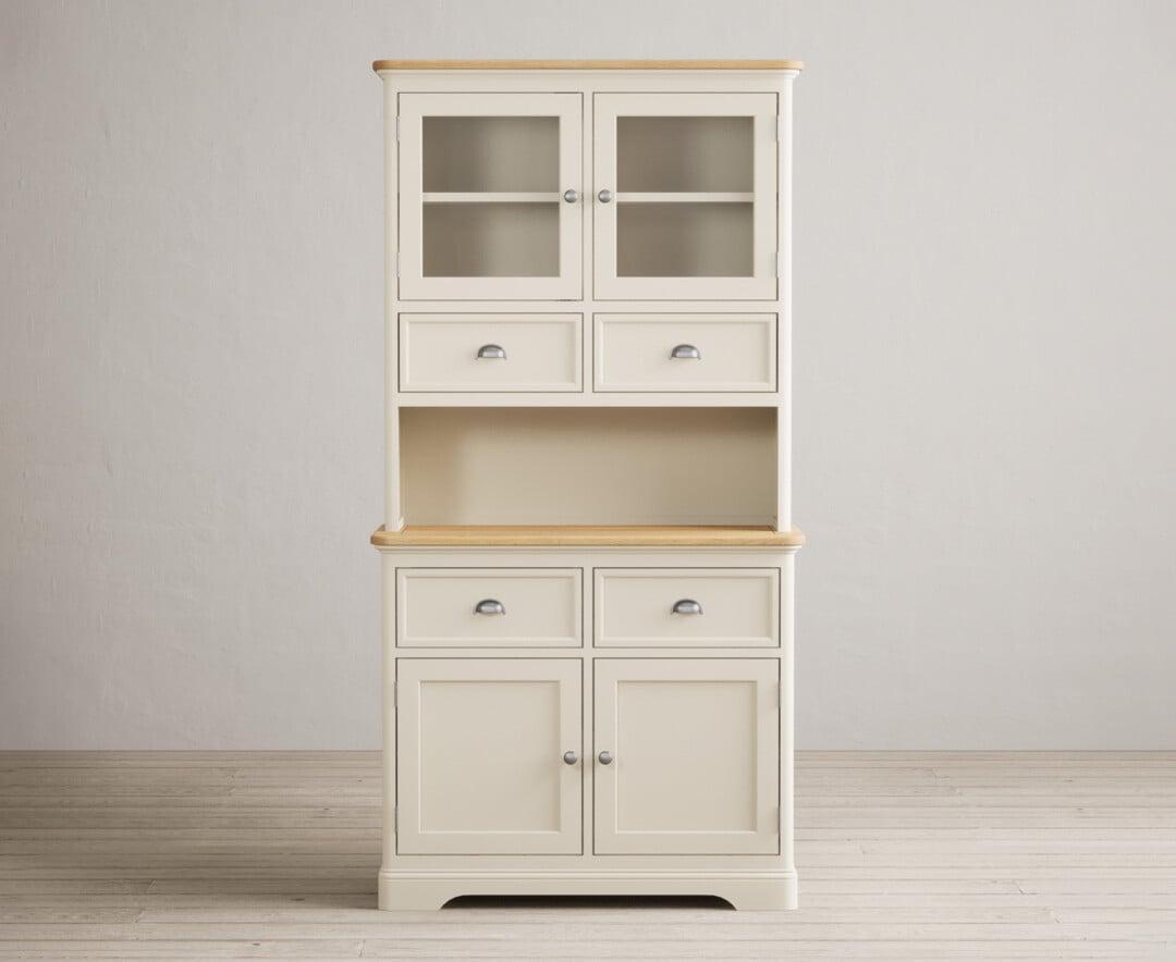 Madley Oak and Cream Painted Small Dresser | Oak&More