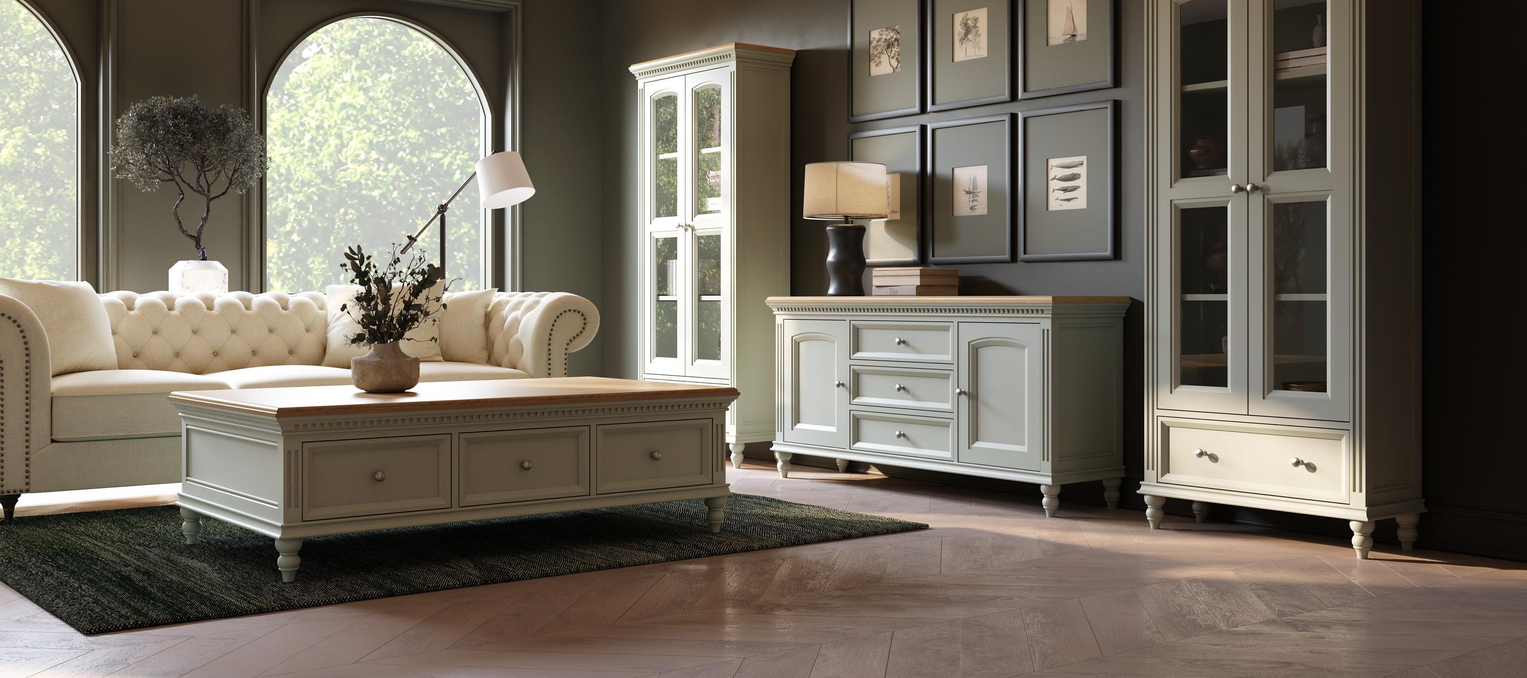 Francis Painted Extra Large Coffee Table